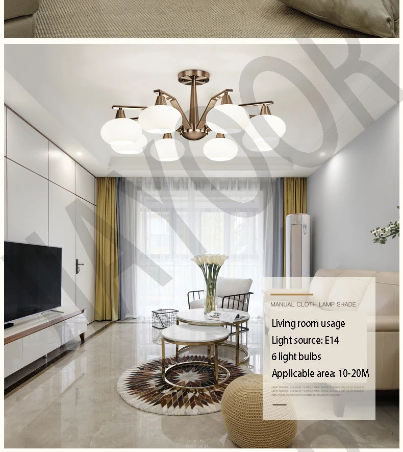 Modern Luster Led Chandelier Lighting Living Dining Room Décor Lights Bedroom Hanging Light Luminaire Home Decor Items Lamps