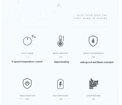 2025 New Electric Heating Pad Blanket Pet Mat Bed Cat Dog Winter Warmer Pad Puppy Heater Waterproof Winter