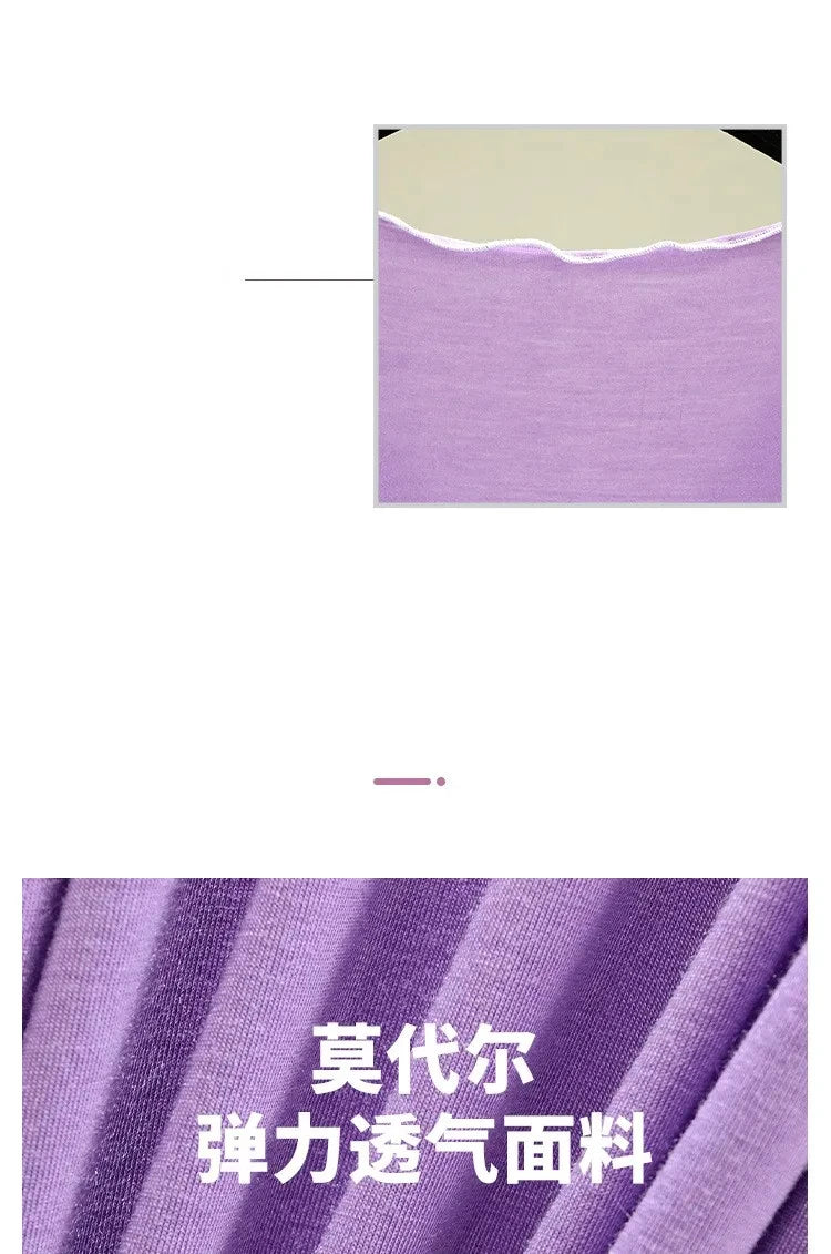 Modal loose short-sleeved shorts home clothes women summer thin style can be worn outside pajamas set versatile casual two