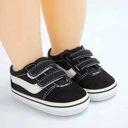Meckior New Baby Canvas Sneakers Anti-slip Soft Plaid Baby Boy Girl Shoes Newborns First Walkers Infant Baby Unisex Casual Shoes