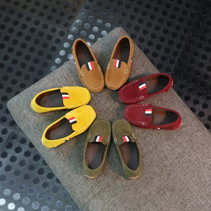 Fashion Soft Boys Shoes Kids Loafers Slip-on Children's Casual Sneakers For Toddler Big Boys 4 Colors Classic Classical Version
