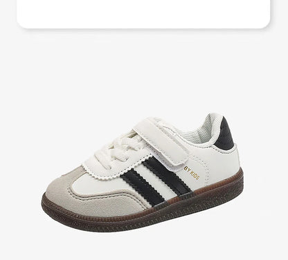 PU Leather Sport Shoes For Children Soft-soled Waterproof Girl's Sneakers Ergonomics Anti-slippery Toddler Shoes For Kids