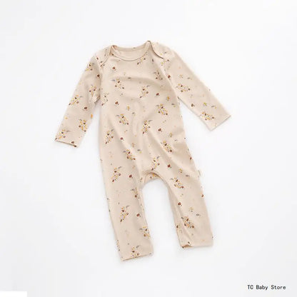 KS Baby Romper Boys Girls Crawling Suit Long Sleeve Rompers Newborn Bodysuit Brand Lemon Clothes Cotton Onesie One-piece