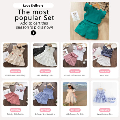 2025 Girls Cute Summer Sleeveless Dress Girl 2Pieces Sets Short Pants + Dress Set Stripe Patten for Baby 6-24M