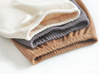 Autumn Winter Toddler Kids Girls Pant Plush Velvet Thick Warm High Waist Bottoming Baby Boys Leggings