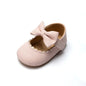 2025 New Baby Girls Shoes Bowknot Party Dress First Walker Anti-slip Non-slip Rubber Sole Infants Girl Crib Shoes