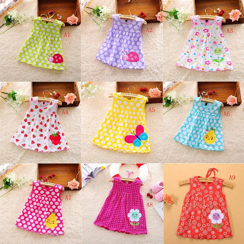 Hot sale Cotton Romper Dress Baby Girls Sister Kids Dresses Cotton Newborn Cestume Regular Sleeveless A-Line Girl Dresses