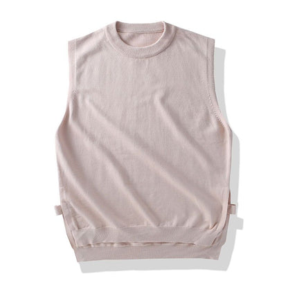 Men Knit Sweater Vest ins sweater vest Korean fashion clothes
