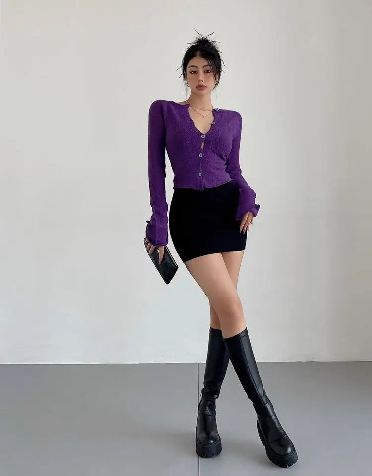 Summer Mini Black Skirts Sexy Women's Elastic High Waist Skinny Short Faldas Mujer Korean Style Clothes Bodycon Micro Skirt Gray