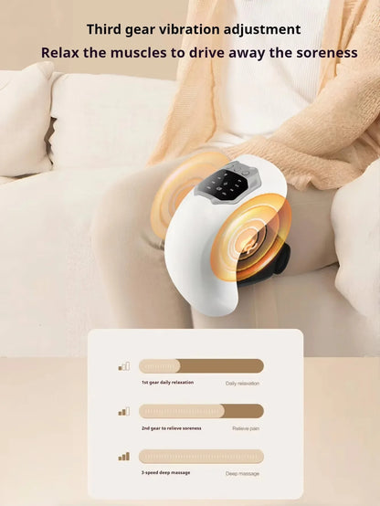 Smart Knee Massager Hot Compress Knee Relaxing Massager Infrared Heat and Vibration Knee Pain Relief Elbow Shoulder Massagers