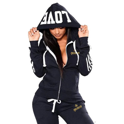 2025 Autumn New Women Comfortable Casual Tracksuits 2 Piece Sports Outfits Long Sleeve Tops and Long Pants Suit  Sport Set