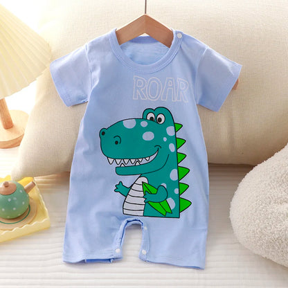 Newborn Baby Boy Girl Letter Print Bodysuit Jumpsuit Clothes Outfit Infant Kids Boys Girls DS19