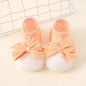 Spring and Summer New Fashion Bowknot Children's Indoor Shoes Cute Princess Style Baby Socks Shoes Baby Walking Shoes