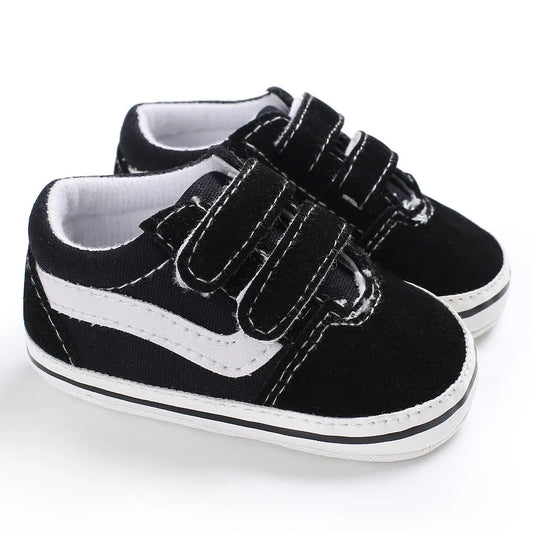 Meckior New Baby Canvas Sneakers Anti-slip Soft Plaid Baby Boy Girl Shoes Newborns First Walkers Infant Baby Unisex Casual Shoes