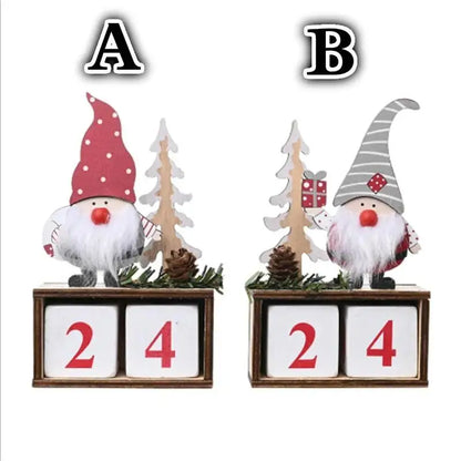 Christmas Calendar Party Home Decoration Merry Christmas New Year Gifts Santa Christmas Decor Home Fashion Accessories Supplies