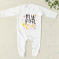 My First Eid/Ramadan Print Baby Sleepsuit Newborn Bodysuit Infant Long Sleeve Romper Ramadan Islamic Muslim Baby Keepsake Outfit