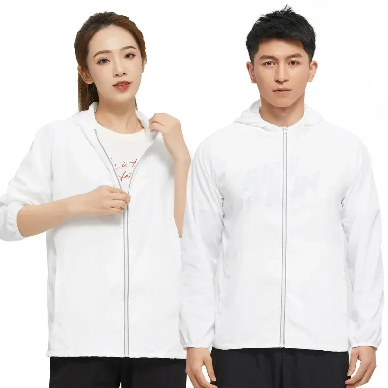 Men's Hiking Jackets Waterproof Women Sun Protection Windbreaker Camping Climbing Outdoor Coat Unisex Portable Clothes