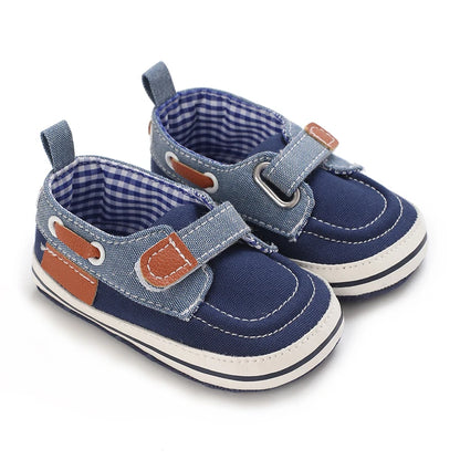 Newborn Baptist Shoes New Leather Gentleman Shoes Anti-slip Soft Bottom Indoor Baby Boys and Girls Casual Shoes Walking Shoes