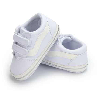 Meckior New Baby Canvas Sneakers Anti-slip Soft Plaid Baby Boy Girl Shoes Newborns First Walkers Infant Baby Unisex Casual Shoes