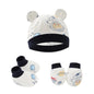 Baby Anti Scratching Cotton Gloves Hat Foot Cover Set Socks Kit Accessory for Newborn Baby Girls Boys Baby Shower