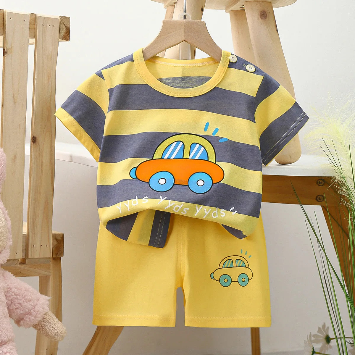1 2 3 year Baby Clothing Girls Boys Cotton Suit for Children Two Clothes Sets for Babies Newborn Baby Clothes