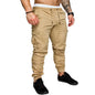 New Men's Casual Work Pants With Multiple Pockets Sports Jogger Pants