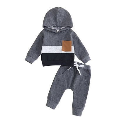 Kupretty Toddler Baby Boy Winter Outfit Clothes Hoodie Sweatshirt Tops and Pants 3 6 9 12 18 24 Months Fall Outfits Set