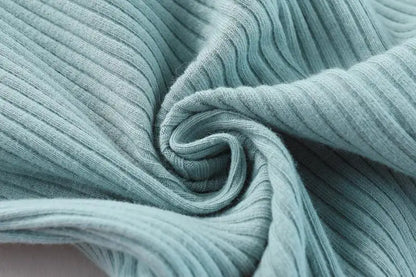 Kiddiezoom 1 Pcs Fashion Unisex Solid Baby Boy Girl Pants 0-24Months Cotton Ribbed Soft Newborn Leggings