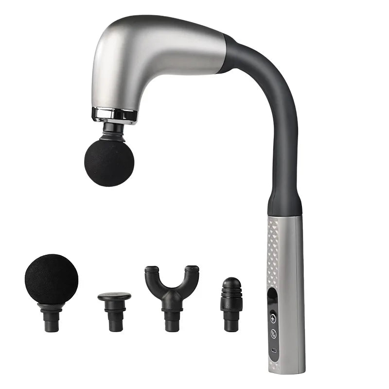 Smart Massage Gun Electric Massager Massage Hammer Rechargeable Home Handheld Hammer Back Artifact Body Massager