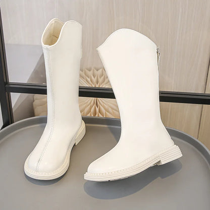 2025 NEW Girls Boots Fashion Cute Autumn Winter Casual Walking Shoes 4 To 12 Years Waterproof Comfortable Girl Ankle Boots