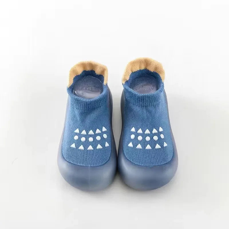 Summer New Combed Cotton Anti slip and Breathable Children's Soft Sole Shoes Baby Walking Shoes Mesh Faced Baby Floor Socks