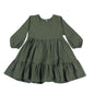 Full Sleeve Toddler Baby Girl Dress Cotton Solid Full Sleeve Infant Dress