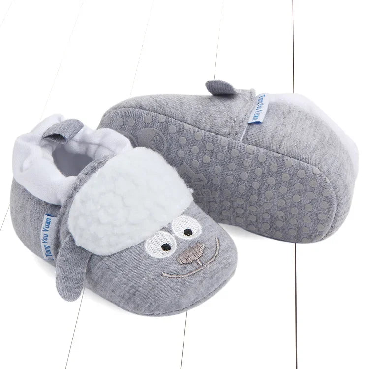 Season hot selling multi-color baby shoes non-slip baby cartoon walking shoes