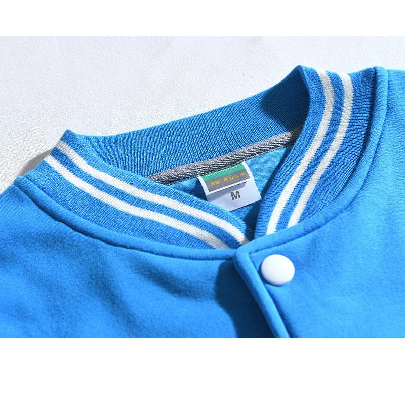 Baseball Jackets Men New Fashion Design Slim Fit College Varsity Coat Women's Jacket Support Custom Print Photo/Text