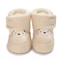 Winter Snow Baby Boots Cute Bear Warm Booties For Kids Soft Sole Infant Newborn Toddler Baby Girl Shoes