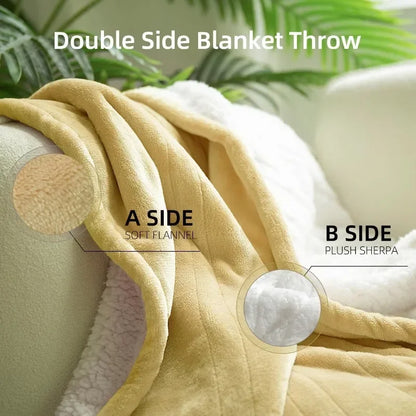 Heated Blanket Electric Throw 50''X60''-Soft Silky Plush Electric Blanket with 4 Heating Level & 3 Hour Auto Off Heating Blanket