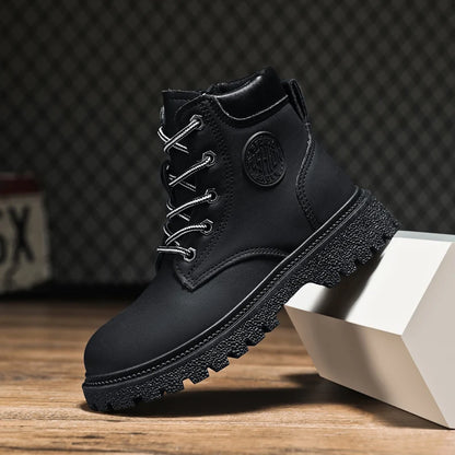 New Winter Spring Children Rubber Ankle Yellow Snow Black Boots For Girls Boys Boots Casual Kids Toddler Shoes Sneakers Footwear