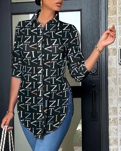 Women White Blouse 2025 Fashion Shirts Elegant Asymmetrical Tops Casual Long Sleeve Tunic Solid Color