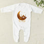My First Eid/Ramadan Print Baby Sleepsuit Newborn Bodysuit Infant Long Sleeve Romper Ramadan Islamic Muslim Baby Keepsake Outfit