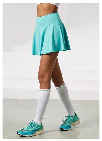 Women Sports Tennis Short Skirts Fitness Gym Leggings Golf Badminton Skort Athletic Running Workout Pleated Skirt With Pocket