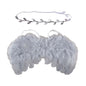 Newborn Photography Props Outfits Baby Headdress and Baby Wings Set