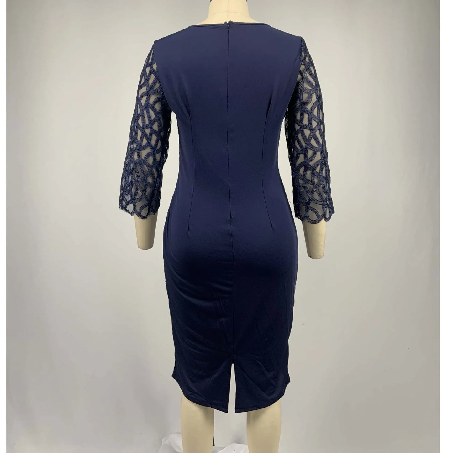 Elegant Sequin Plus Size 4XL 5XL Women Midi Dress Sexy Casual Evening Party Dress Gown Wedding Luxury Robe Rouge Vestidos