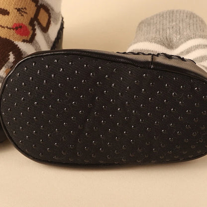 Baby Shoes First Shoes Baby Walkers Toddler First Walker Baby Girl Kids Soft Rubber Sole Baby Shoe Knit Booties Anti-slip