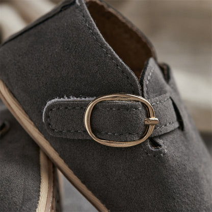 0-18M Newborn Baby First Walking Shoes Soft Cow Suede Sole Rubber Non-slip Walking Shoes Newborn Boys Girls Casual Flats