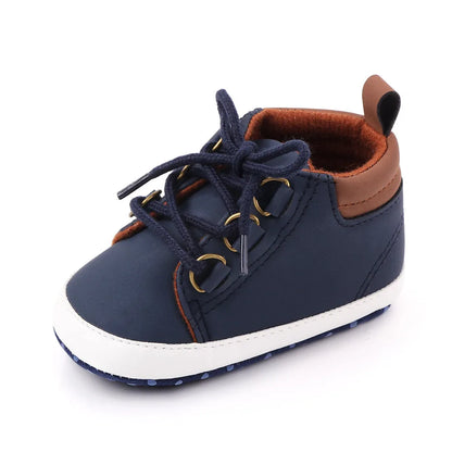 Shoes Baby Boy Newborn Infant Toddler Casual Comfort Cotton Sole Anti-slip PU Leather First Walkers Crawl Crib Moccasins Shoes