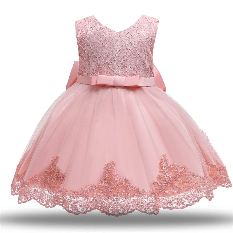 Baby Girls Christmas Dress 3 6 9 12 18 24 Months Toddler Newborn Lace Princess Dress 1 Year Old Birthday Party New Year Costume