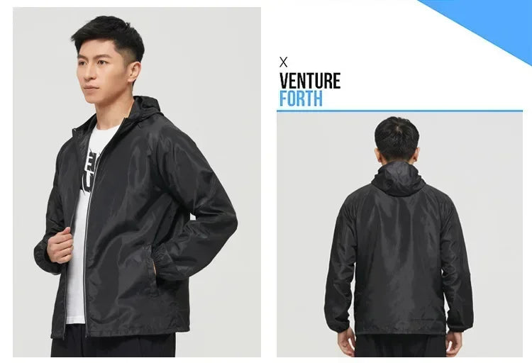 Men's Hiking Jackets Waterproof Women Sun Protection Windbreaker Camping Climbing Outdoor Coat Unisex Portable Clothes