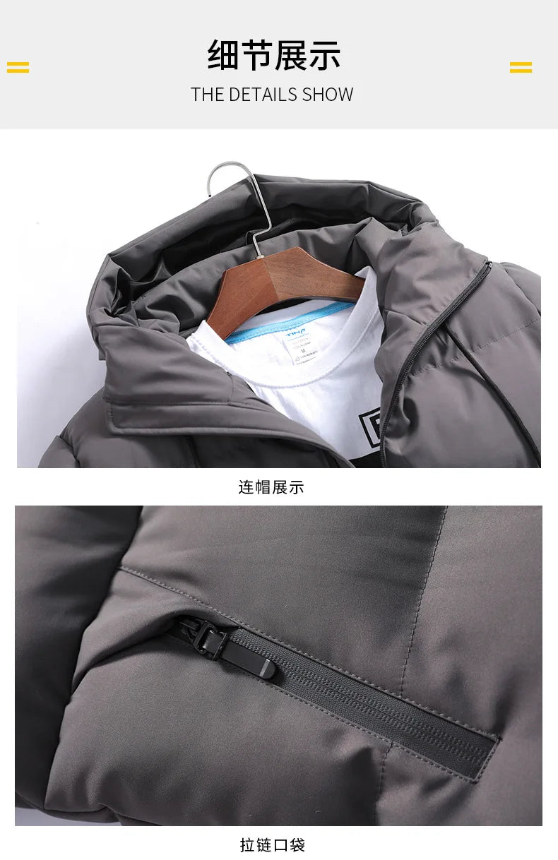 2025 Spring and Autumn New Men's Windproof Zipper Leisure Trendy Fashion Item High Quality Hooded Baseball Outdoor Sports Jacket
