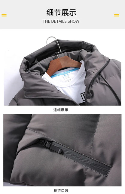 2025 Spring and Autumn New Men's Windproof Zipper Leisure Trendy Fashion Item High Quality Hooded Baseball Outdoor Sports Jacket