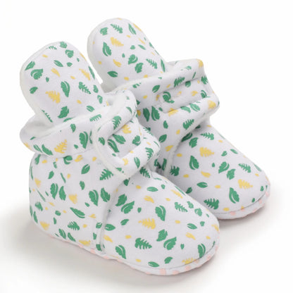 2025 Baby Autumn Winter Boots Baby Girl Boys Winter Warm Shoes Solid Fashion Toddler Fuzzy Balls First Walkers Kid Shoes 0-18M